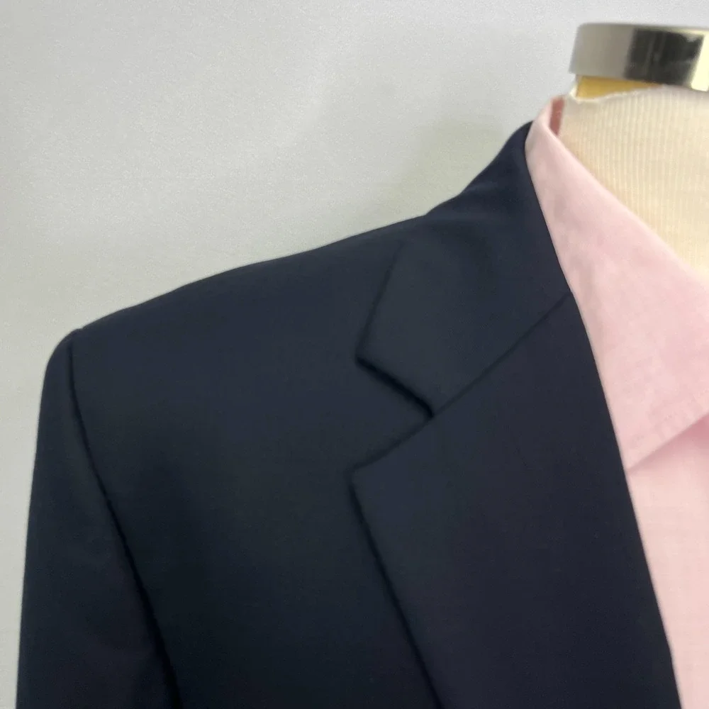 Brooks‎ Brothers 346 Blazer Mens 42L Sheep Gold Button Quiet Luxury Sport Coat